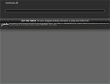 Tablet Screenshot of newco.it